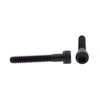 Prime-Line Socket Head Cap Screw Hex/Allen Dr #10-24 X 1-1/4in Black Ox Coat Steel 25PK 9178106